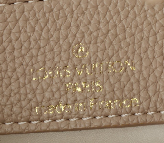 Louis Vuitton Capucines Mini Capucines Handbag In Galet Gray