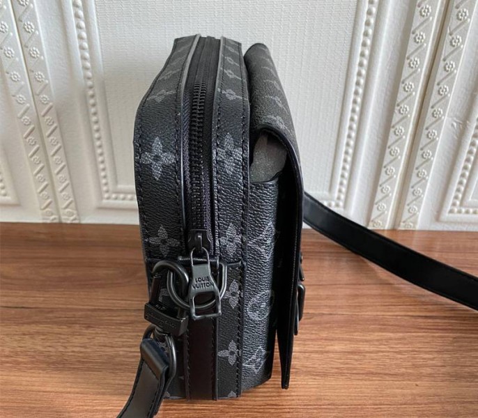 Louis Vuitton Monogram Eclipse Steamer Messenger Bag