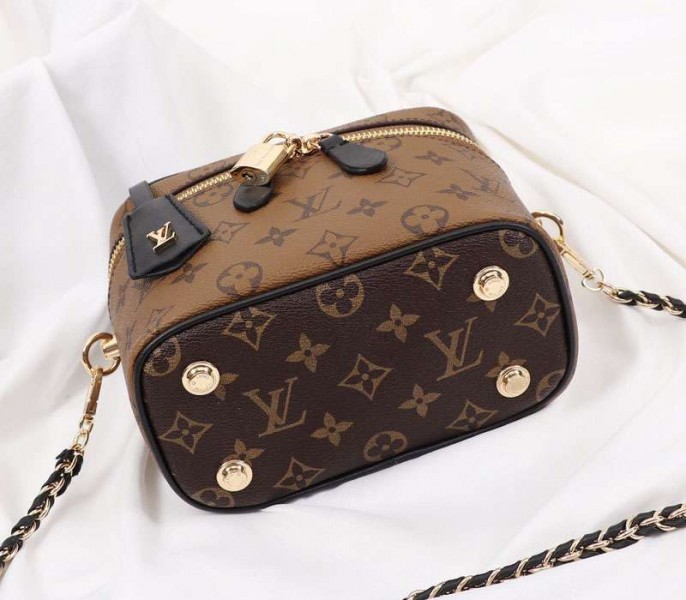 Louis Vuitton Monogram Reverse Canvas Vanity PM Bag