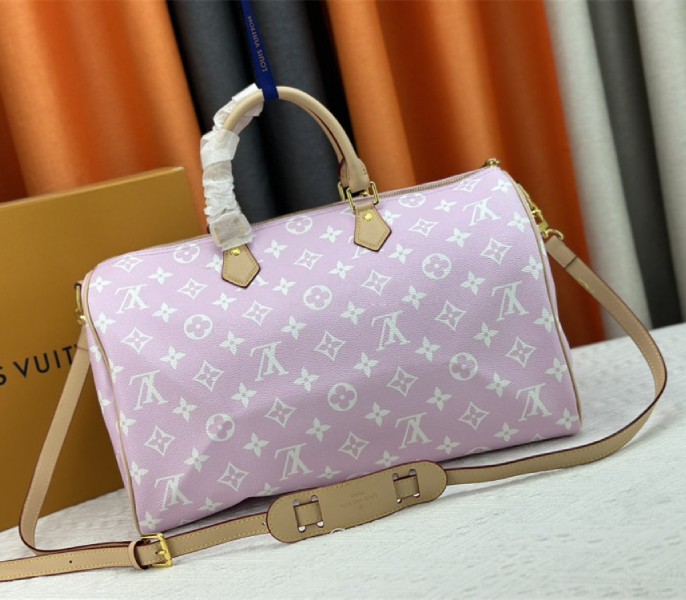 Louis Vuitton Speedy P9 Bandouliere 40 Bag In Hot Pink