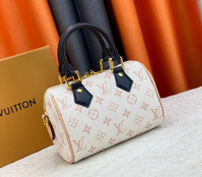 Louis Vuitton Monogram Dune Canvas Speedy 20 Handbag With Strap