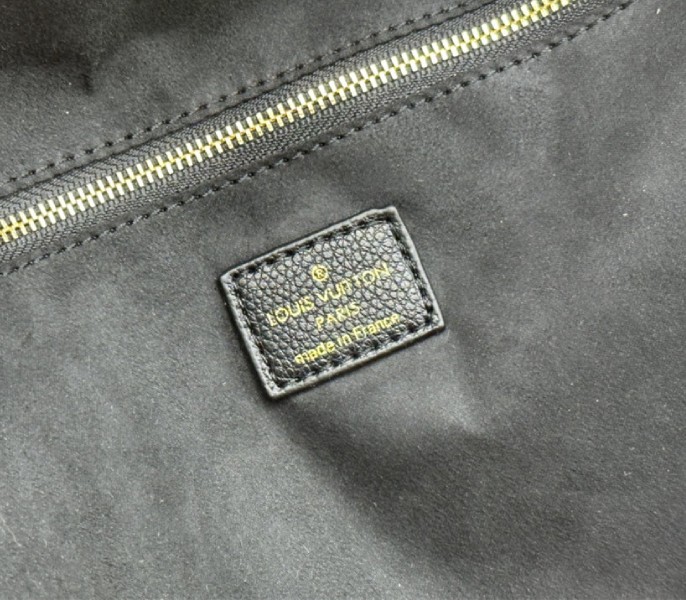 Louis Vuitton X TM Monogram Empreinte Neverfull MM In Black With Style 2