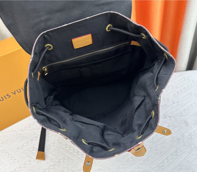 Louis Vuitton Monogram Craggy Christopher MM Backpack In Chocolate