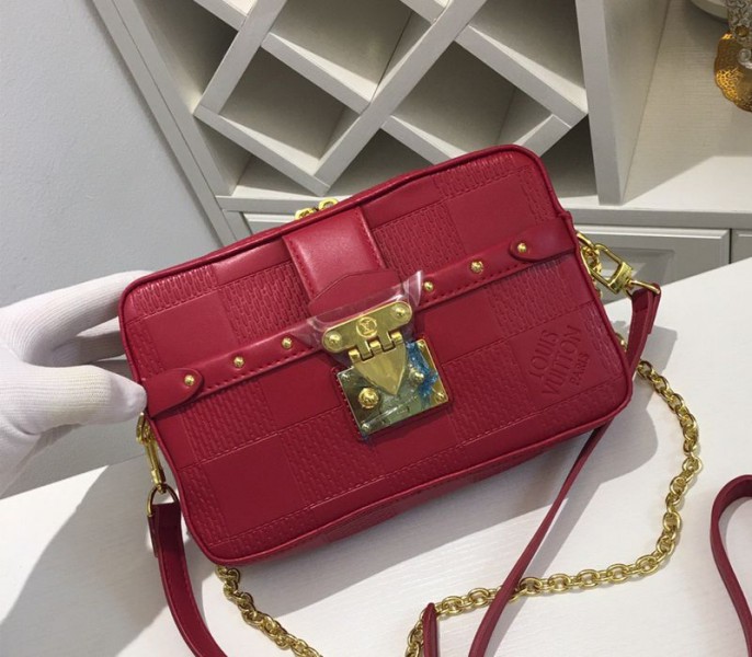 Louis Vuitton Troca PM Bag In Red