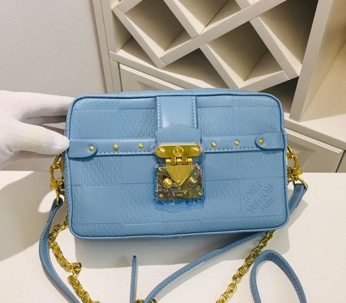Louis Vuitton Troca PM Bag In Glacier Blue