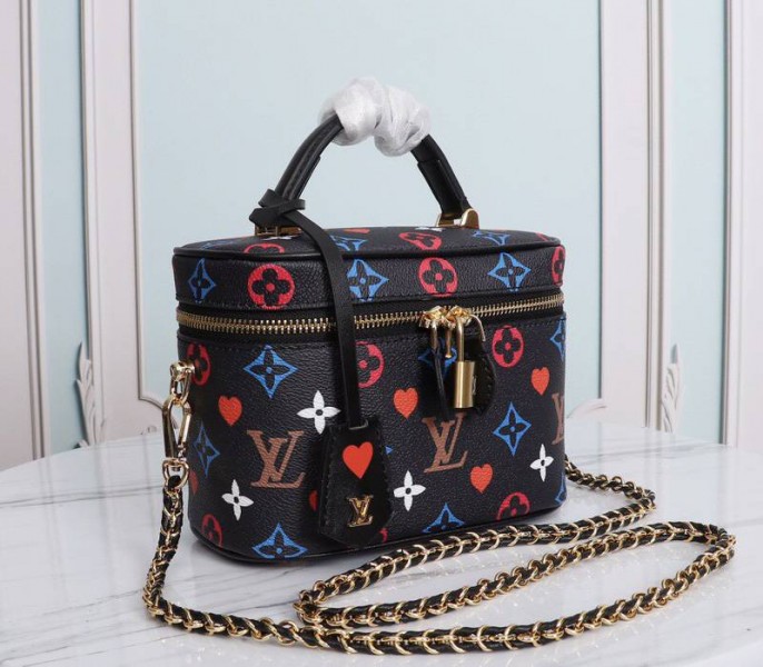 Louis Vuitton Game On Vanity PM Bag In Black