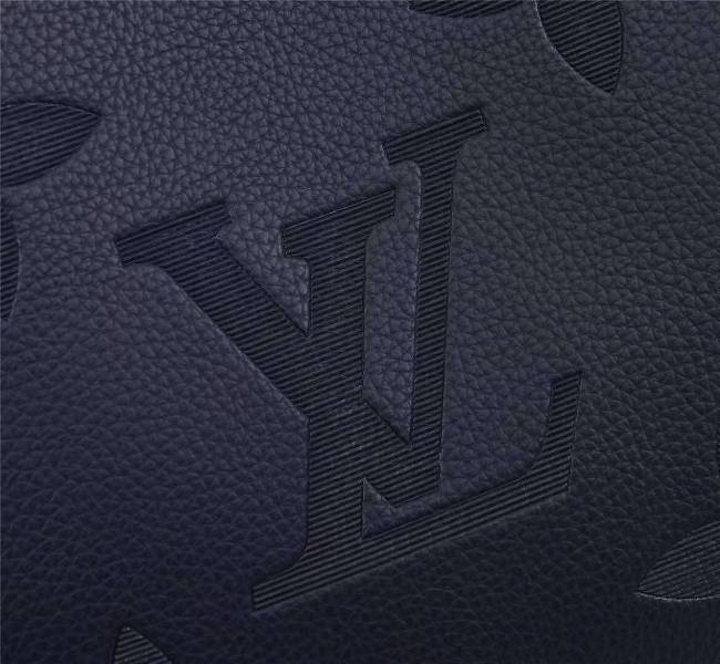 Louis Vuitton Monogram Empreinte Giant Onthego GM Tote In Navy Blue