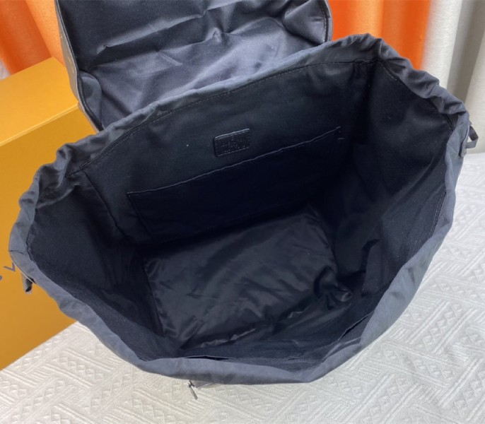 Louis Vuitton Monogram Canvas Montsouris Backpack In Black