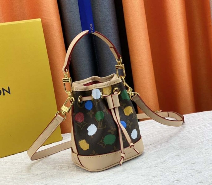 Louis Vuitton X YK Monogram Canvas Nano Noe Bag