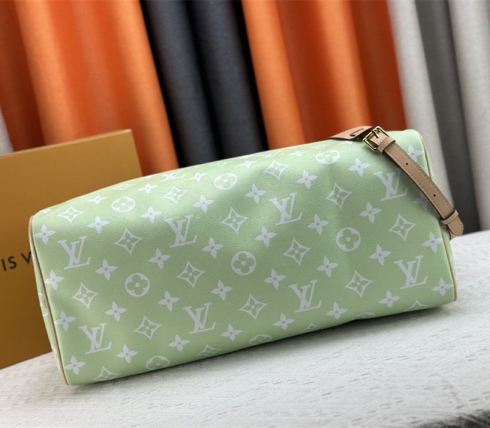 Louis Vuitton Speedy P9 Bandouliere 50 Bag In Light Green