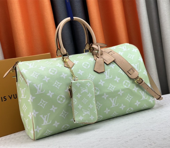 Louis Vuitton Speedy P9 Bandouliere 50 Bag In Light Green