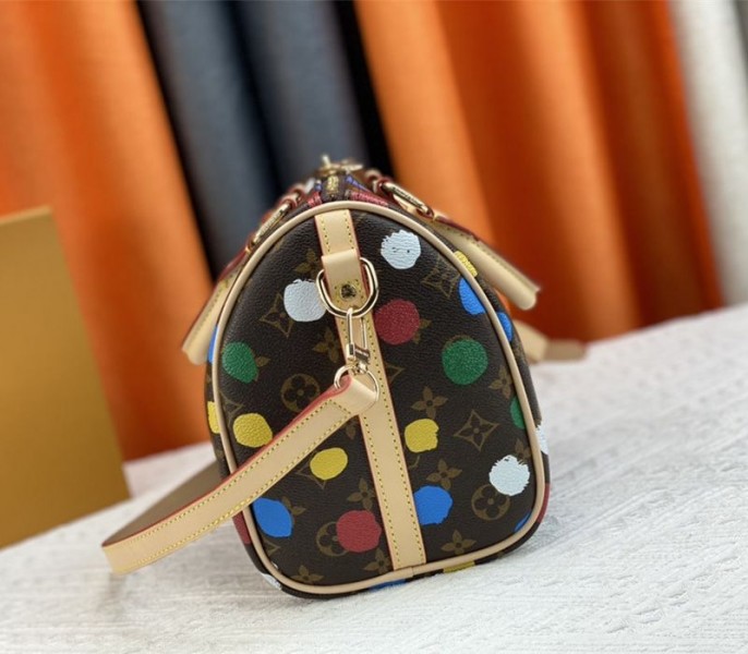 Louis Vuitton X YK Monogram Canvas Speedy Bandouliere 25 Handbag