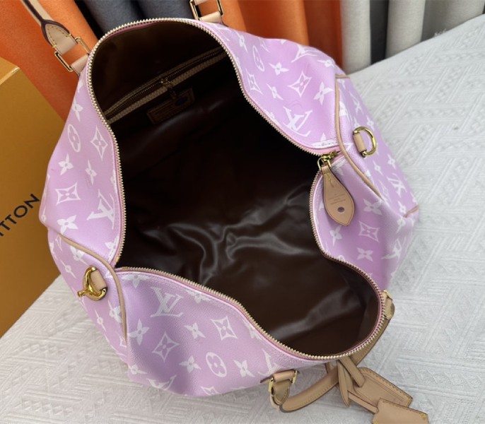 Louis Vuitton Speedy P9 Bandouliere 50 Bag In Light Hot Pink