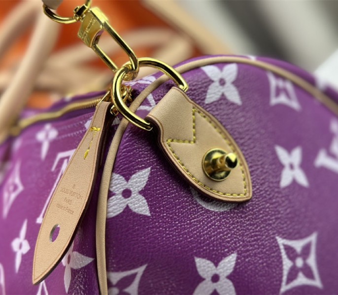 Louis Vuitton Speedy P9 Bandouliere 50 Bag In Pink Purple