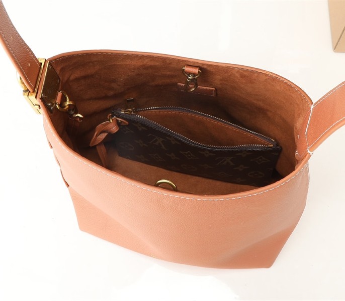 Louis Vuitton Low Key PM Hobo In Cognac Brown