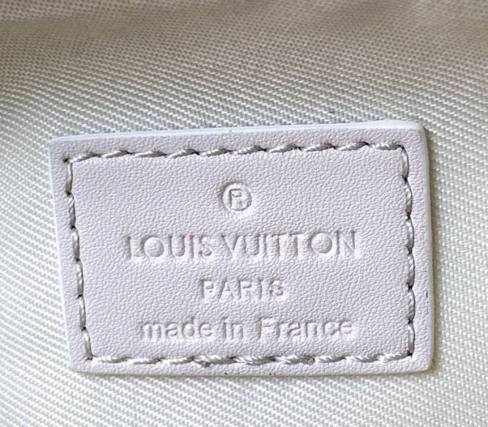 Louis Vuitton Monogram Empreinte Petite Malle Souple Handbag In Cream