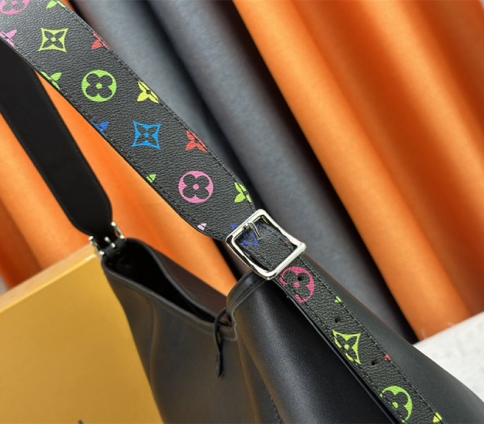 Louis Vuitton X TM CarryAll Vibe MM In Black