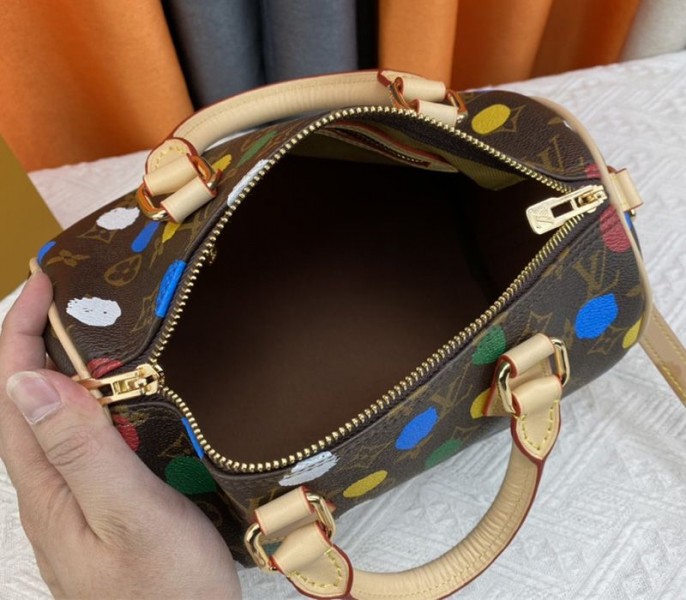 Louis Vuitton X YK Monogram Canvas Speedy Bandouliere 25 Handbag