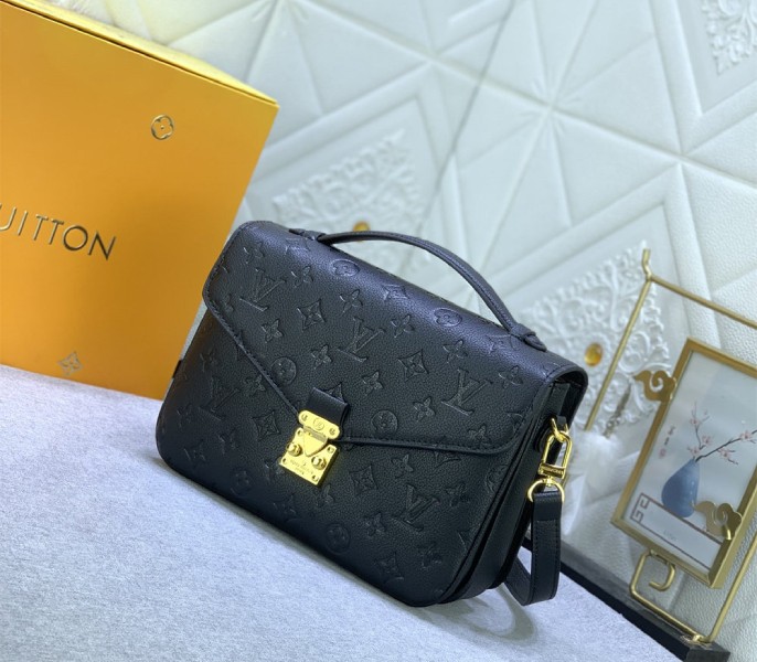 Monogram Empreinte Leather Metis In Black M41487