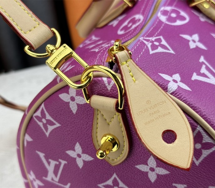 Louis Vuitton Speedy P9 Bandouliere 40 Bag In Pink Purple