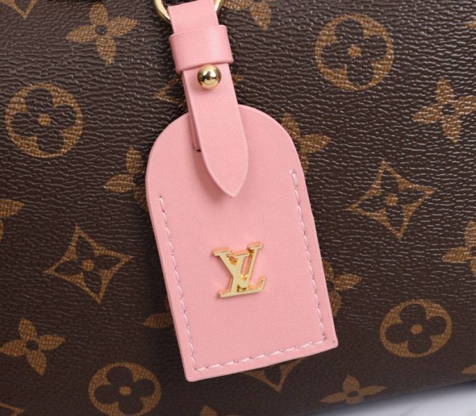 Louis Vuitton Monogram Canvas Petite Malle Souple Handbag In Peche