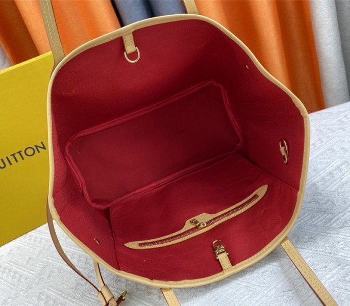 Louis Vuitton X YK Monogram Canvas Neverfull MM Tote With Faces Print