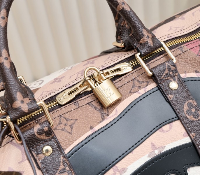 J Hope X Keepall 55 Brown In Two Eyes Patches