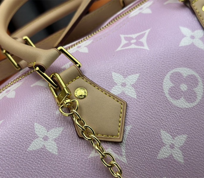 Louis Vuitton Speedy P9 Bandouliere 50 Bag In Light Hot Pink