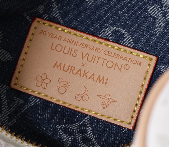 X TM Monogram Cherry Canvas Speedy Soft Bandouliere 30 In White