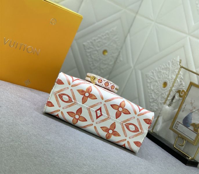 Louis Vuitton LV By The Pool Monogram Tiles Canvas Onthego PM Tote In Coral