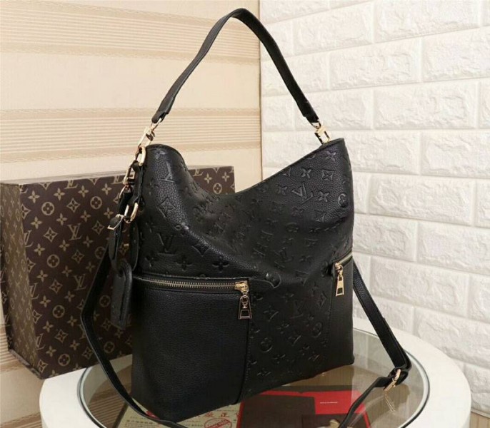 Monogram Empreinte Melie Hobo In Black