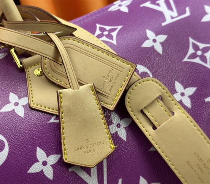 Louis Vuitton Speedy P9 Bandouliere 50 Bag In Pink Purple