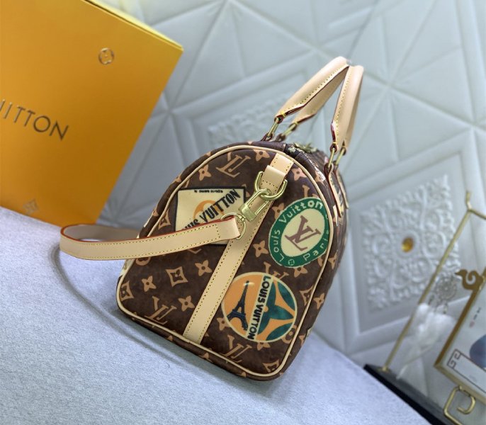 Louis Vuitton Flight Mode Monogram Canvas Speedy Bandouliere 30 Handbag