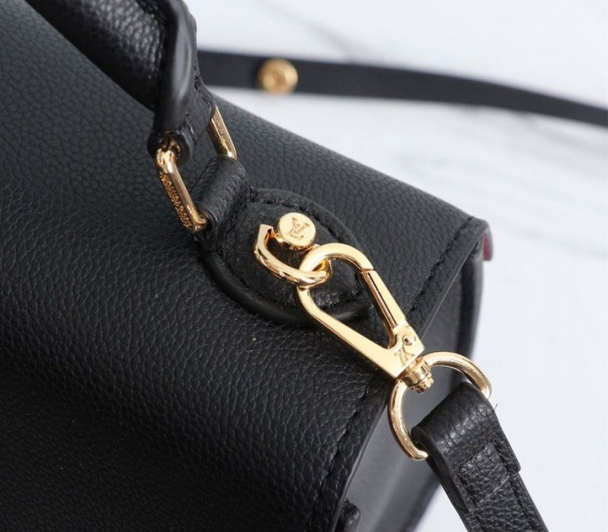 Louis Vuitton Twist One Handle MM Handbag In Black