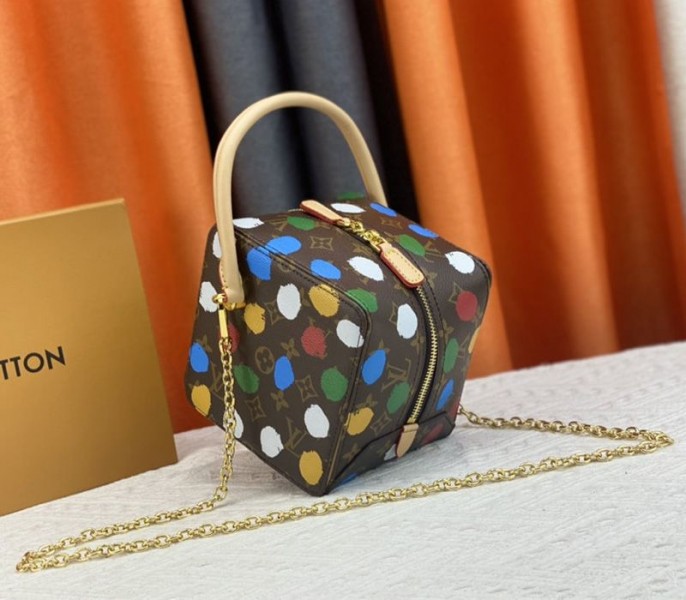 Louis Vuitton X YK Monogram Canvas Square Bag