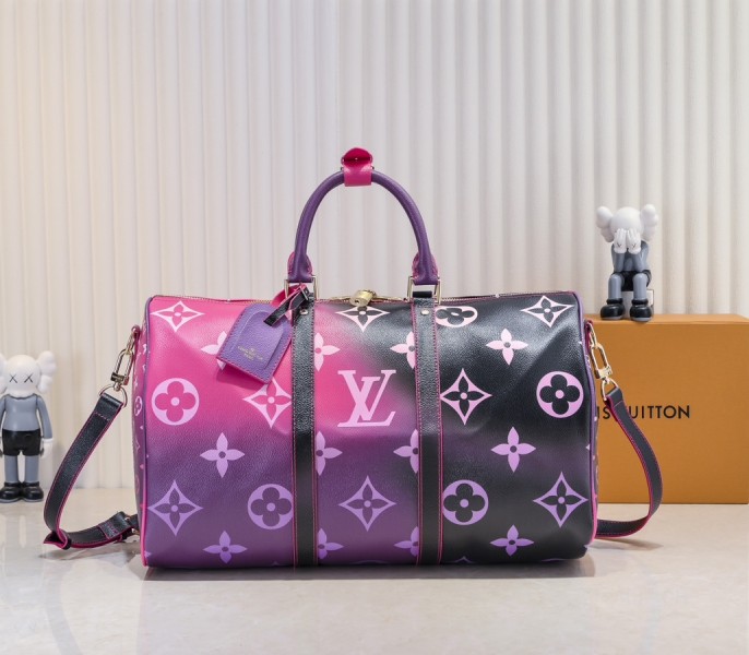 Spring 2022 Keepall 45 Travel Bag In Midnight Fuchsia