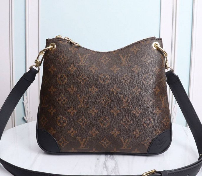 Louis Vuitton Monogram Canvas Odeon PM Bag In Black
