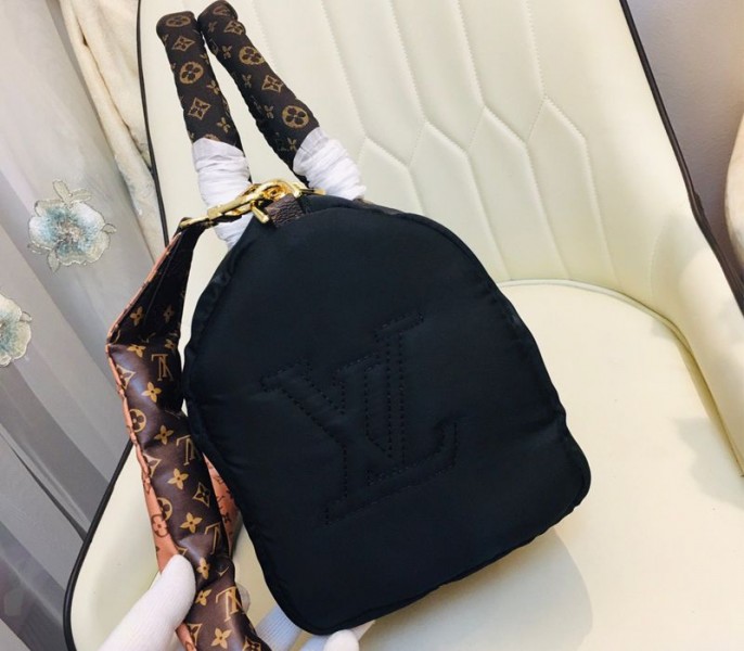 Louis Vuitton Econyl Regenerated Nylon Speedy Bandouliere 30 Handbag In Black