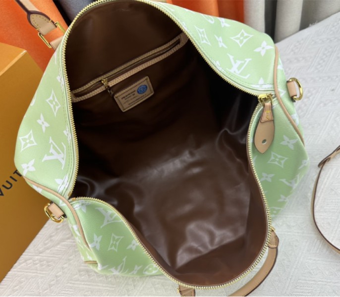 Louis Vuitton Speedy P9 Bandouliere 50 Bag In Light Green