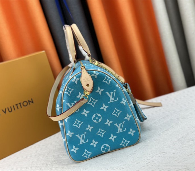 Louis Vuitton Speedy P9 Bandouliere 40 Bag In Turquoise