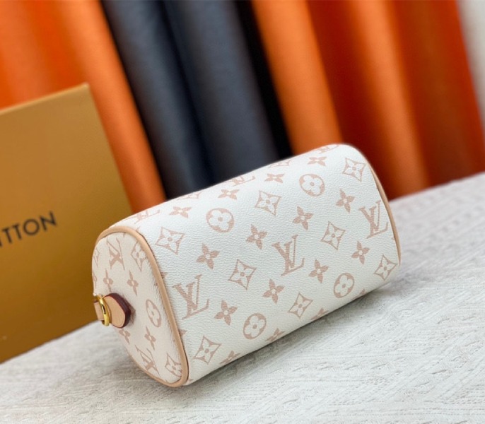 Louis Vuitton Monogram Dune Canvas Speedy 20 Handbag With Jacquard Strap