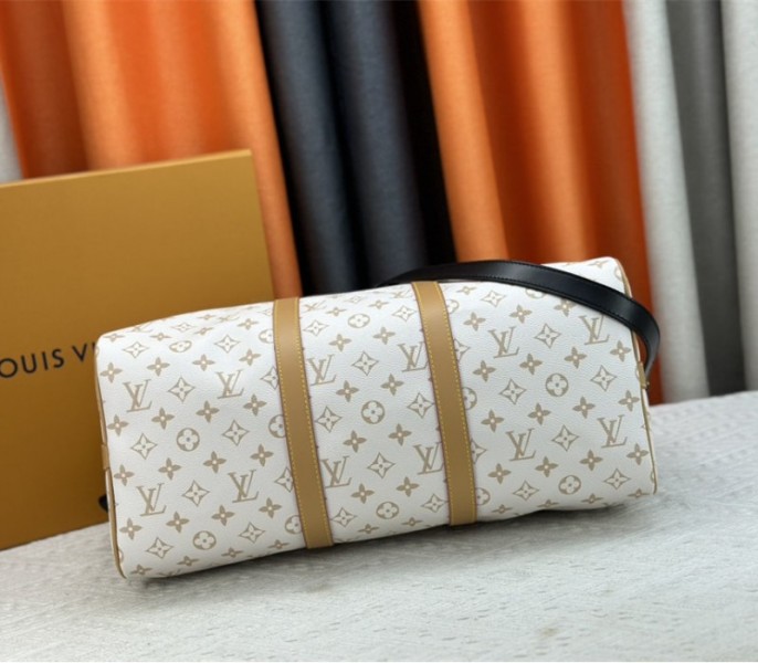 Louis Vuitton Monogram Dune Keepall Bandouliere 45 Travel Bag