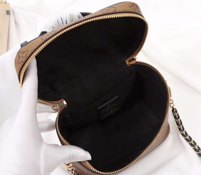 Louis Vuitton Monogram Reverse Canvas Vanity PM Bag