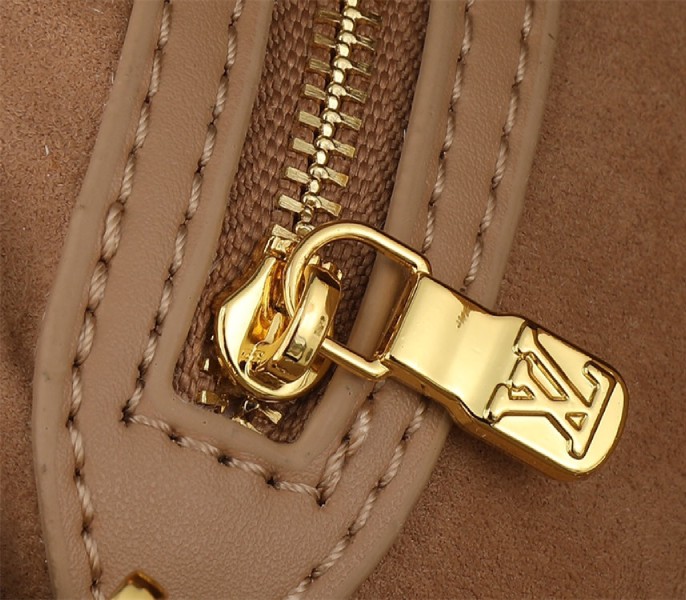 Louis Vuitton Monogram Empreinte Speedy Soft 30 Handbag In Apricot