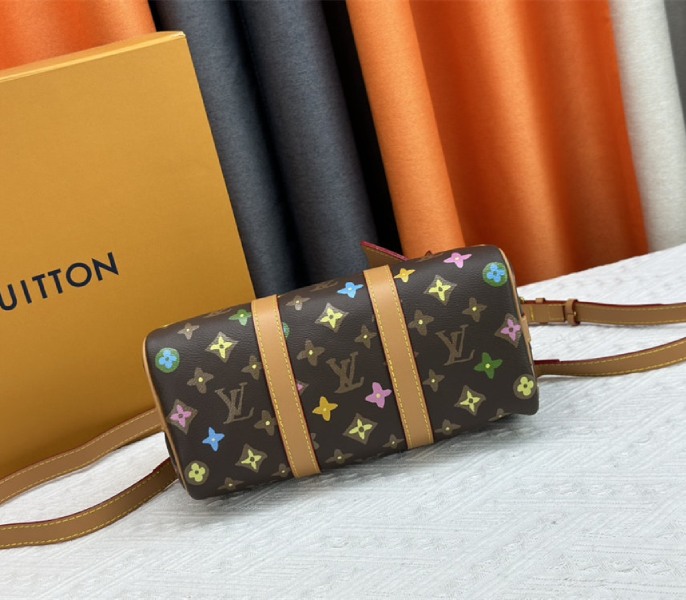 Louis Vuitton Monogram Craggy Keepall Travel 25 Bag In Chocolate