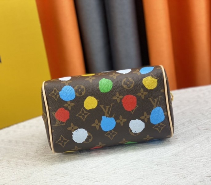 Louis Vuitton X YK Monogram Canvas Speedy 20 Handbag