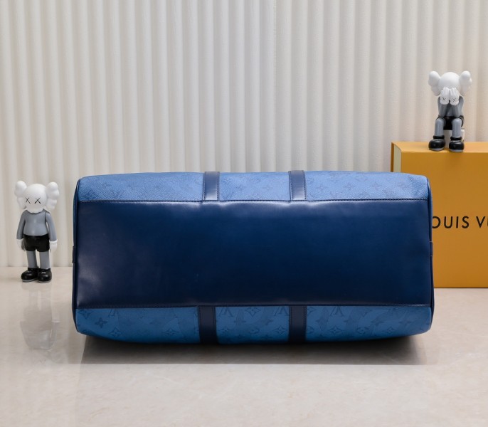 Keepall Bandouliere 50 In Navy River Blue