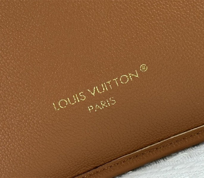 Louis Vuitton Neverfull Bandouliere Inside Out BB Tote In Monogram Canvas And Brown Leather
