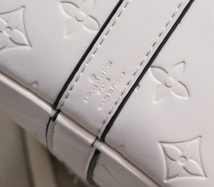 Monogram Empreinte Keepall Bandouliere 45 In Cream