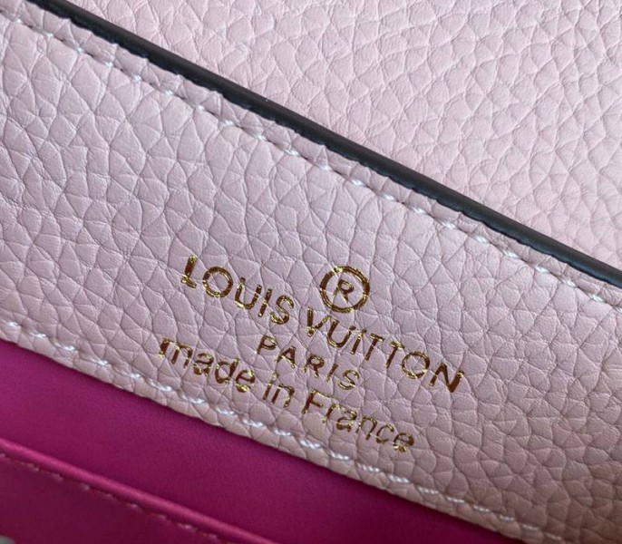 Louis Vuitton Capucines Mini Chain Bag In Pink